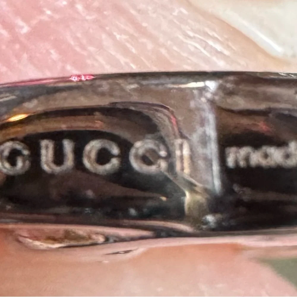Gucci Silver Double G Earrings - Picture 4 of 4